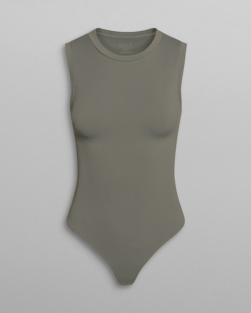 Essential High Neck Sleeveless Bodysuit