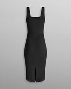 Essential Squareneck Midi Dress