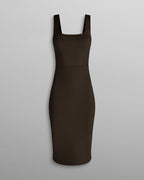 Essential Squareneck Midi Dress