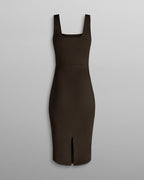 Essential Squareneck Midi Dress