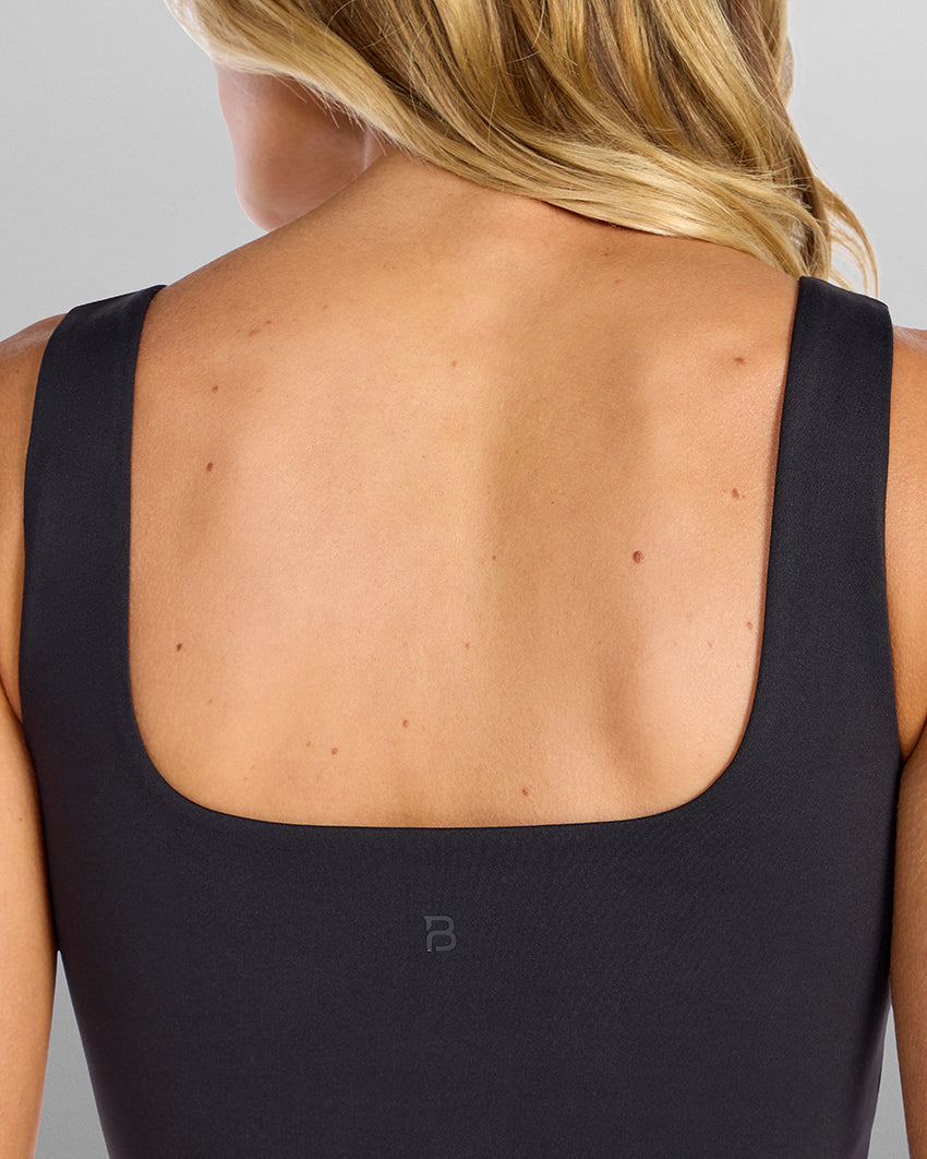 Essential Squareneck Midi Dress