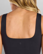 Essential Squareneck Midi Dress