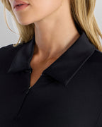 Essential Zip Long Sleeve Polo