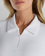 Essential Zip Long Sleeve Polo