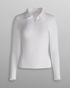 Essential Zip Long Sleeve Polo