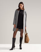 Women's Executive Boat Neck Mini Dress