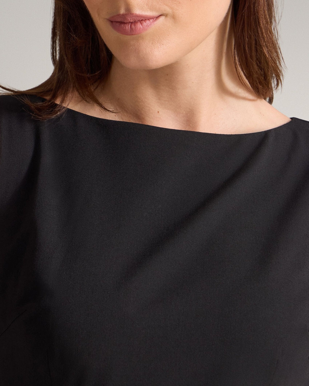 Women's Executive Boat Neck Mini Dress