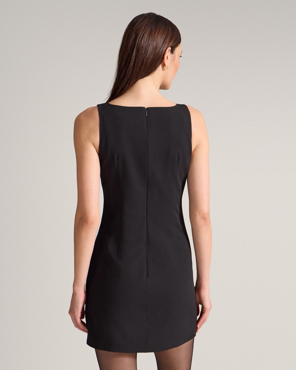 Women's Executive Boat Neck Mini Dress