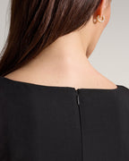 Women's Executive Boat Neck Mini Dress