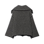 Mayfair Check Knit Collared Cardigan