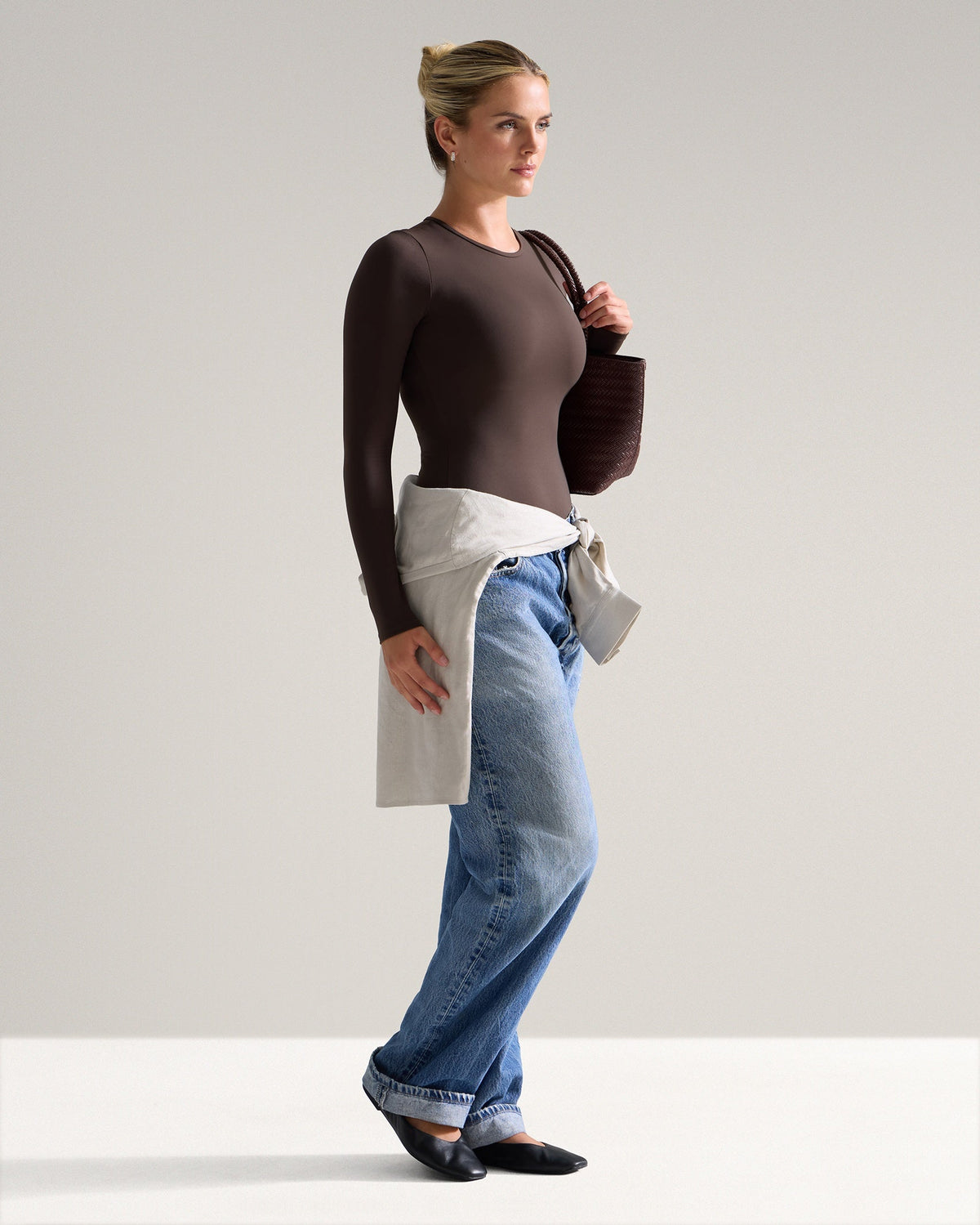 Essential Crew Long Sleeve Bodysuit