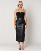 Romilly | Women's High-Waisted Midi Pencil Skirt