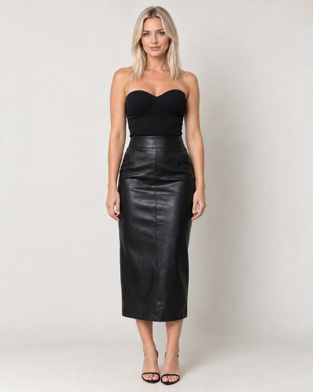 Romilly | Women's High-Waisted Midi Pencil Skirt