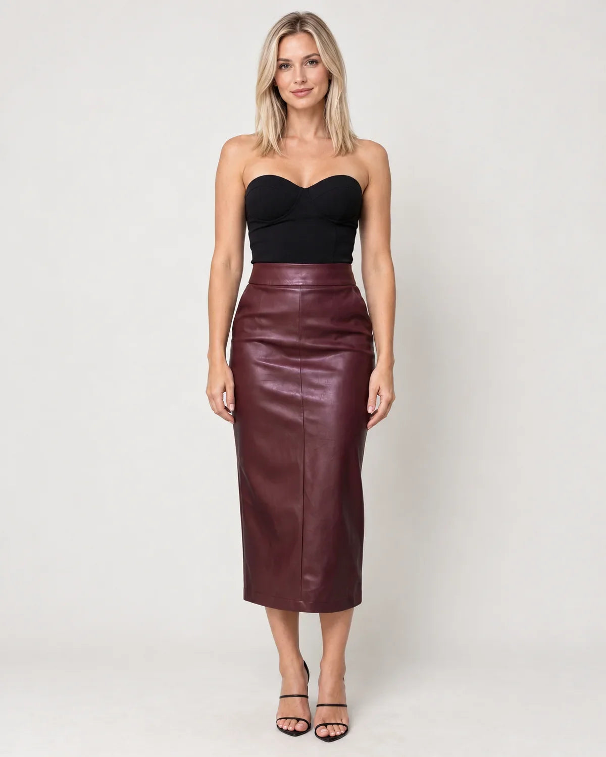 Romilly | Women's High-Waisted Midi Pencil Skirt