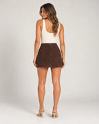 Bibi | Women's Fitted Straight Mini Skirt