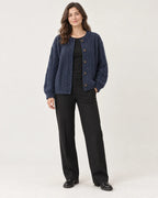 Odile | Women's Cable Knit Button Cardigan