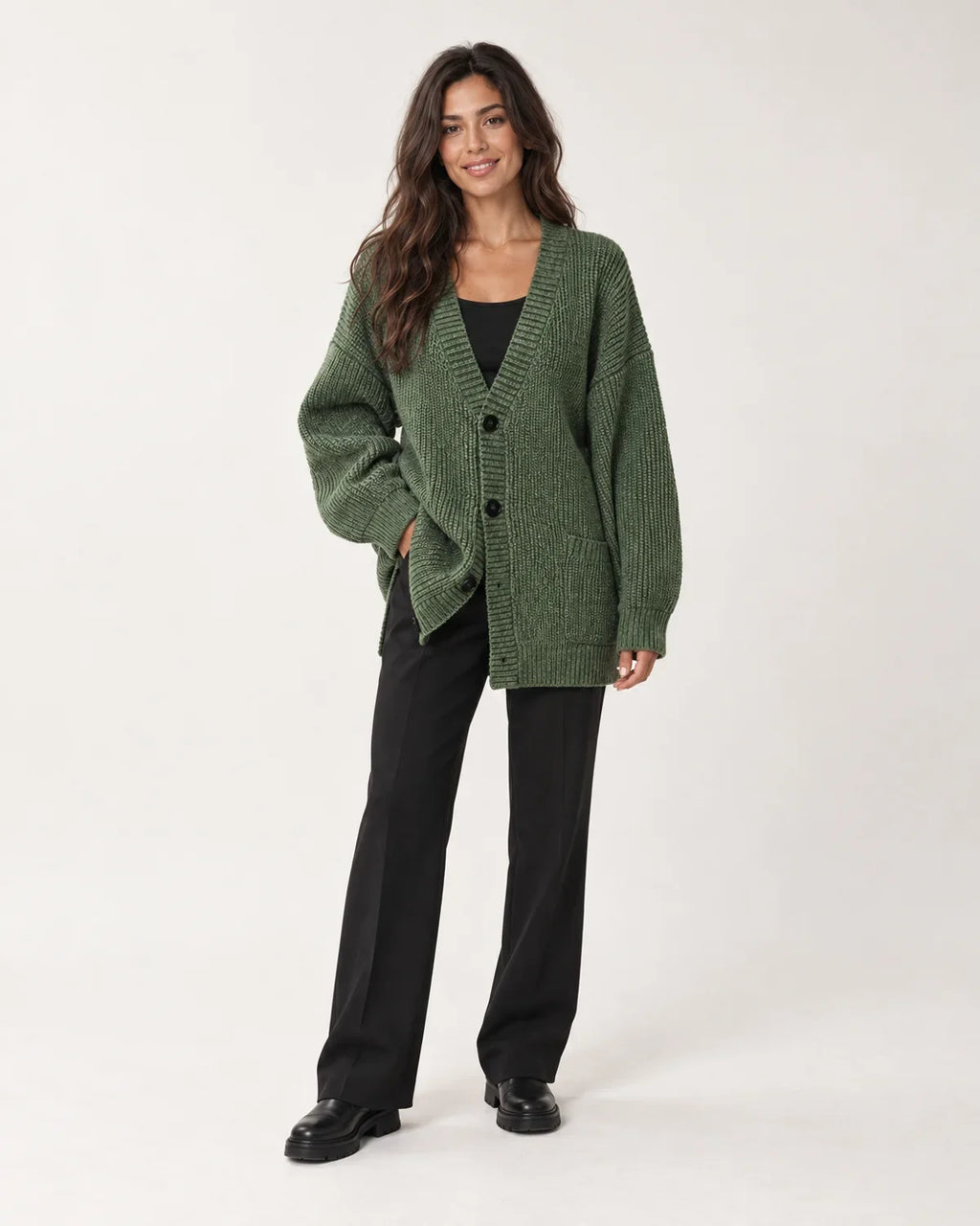Sabine | Women's Oversized Chunky Knit Cardigan
