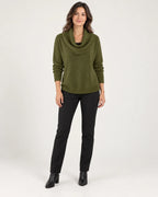 Isolde | Women's Cowl Neck Knit Sweater
