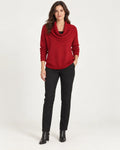 Isolde | Women's Cowl Neck Knit Sweater