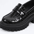 Marguerite | Women's Embossed Loafers with Lug Sole