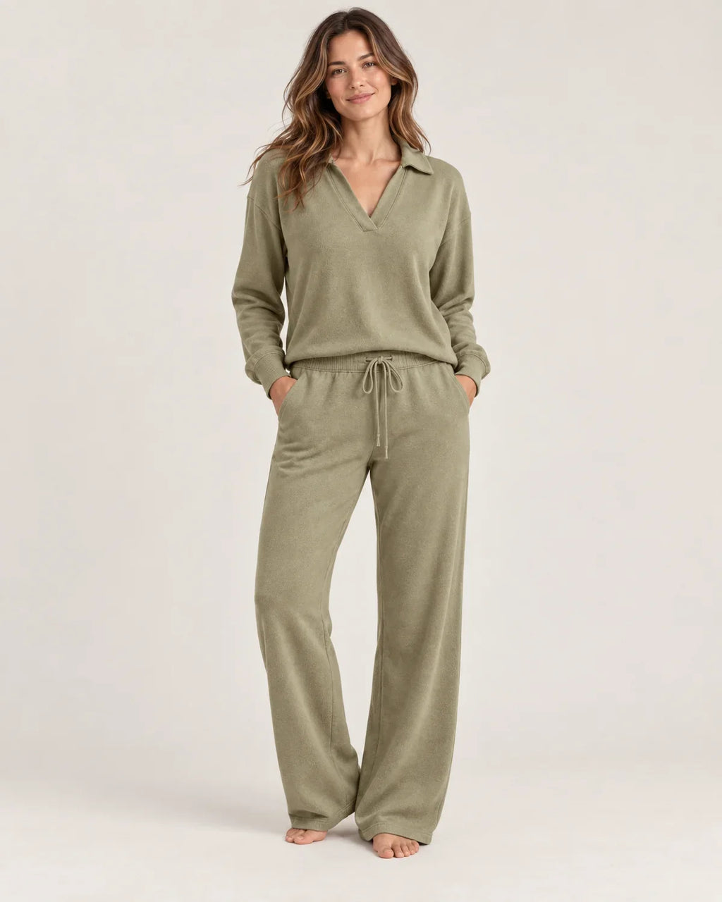 Iris | Women's Wide-Leg Lounge Set