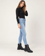 Liesel | Women's Quilted Lace-Up Ankle Boots with Side Zip