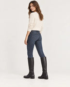 Linnea | Women's Knee-High Riding Boots with Buckle Strap