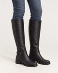 Linnea | Women's Knee-High Riding Boots with Buckle Strap