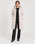 Marceline | Women's Hooded Quilted Long Puffer Coat
