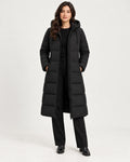 Marceline | Women's Hooded Quilted Long Puffer Coat