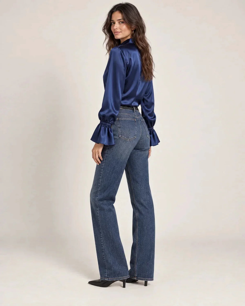 Scarlett | Women's Puff Sleeve Button-Down Blouse