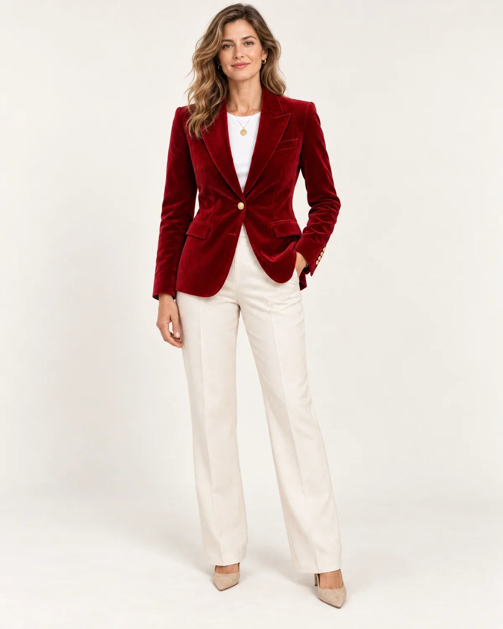 Cecile | Women's Tailored Single-Breasted Blazer