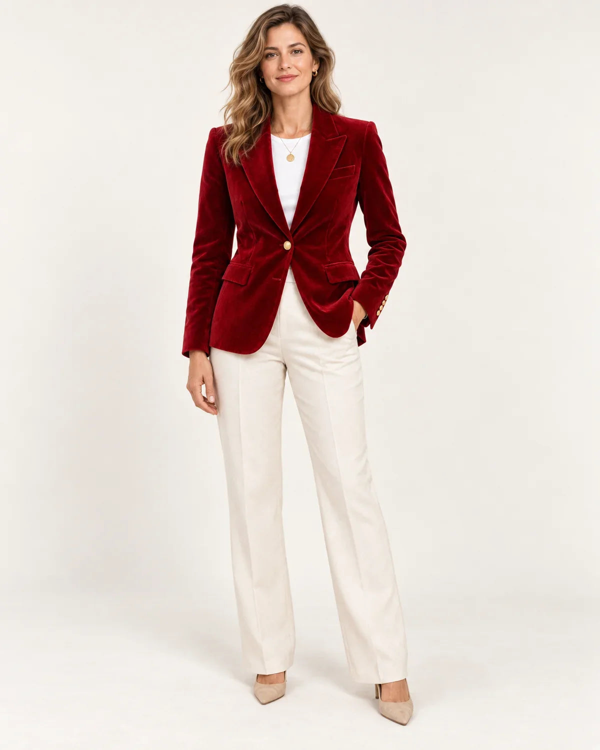 Cecile | Women's Tailored Single-Breasted Blazer