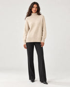 Adeline | Women's Oversized Turtleneck Knit Sweater