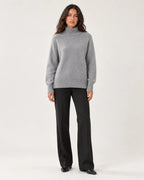 Adeline | Women's Oversized Turtleneck Knit Sweater