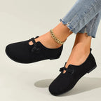 Round Toe Mary Jane Loafers