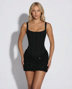 Sparkle Corset Party Mini Dress