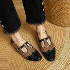 Buckle Strap Mary Jane Loafers