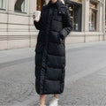 Women's Wool Blend Winter Coat with Hood