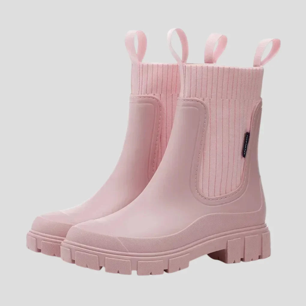 Waterproof Chelsea Rain Boots with Non-Slip Sole