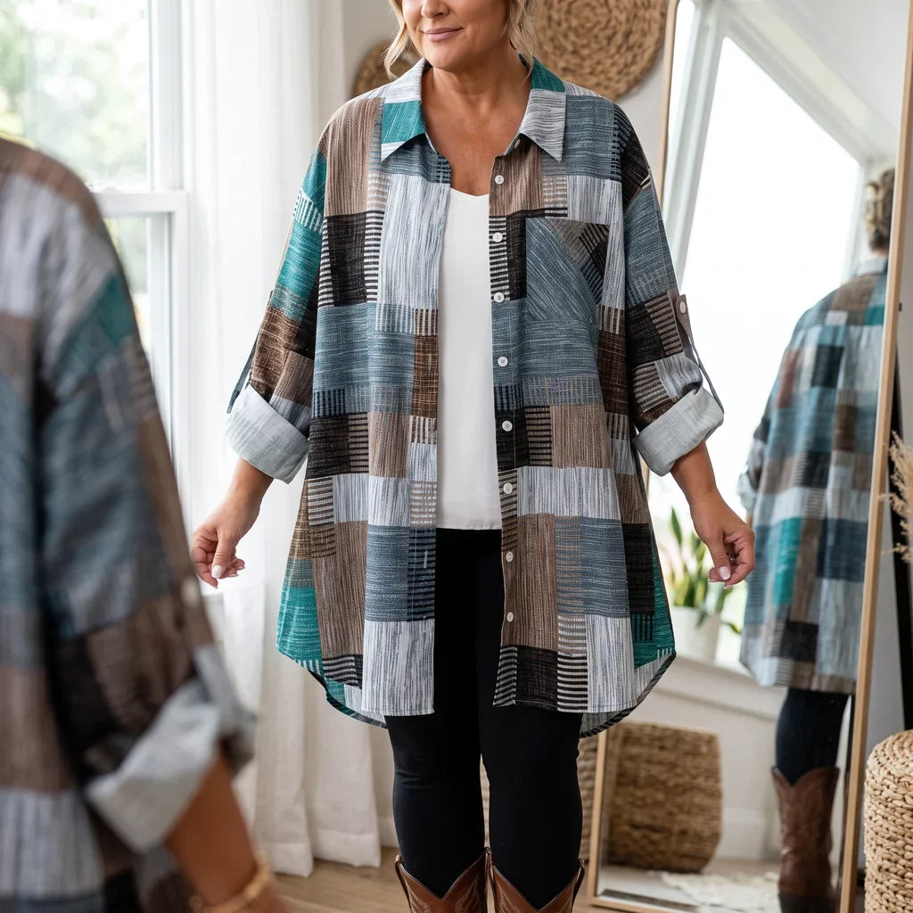 Plaid Flannel Button Up Shirt