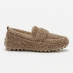 Fuzzy Teddy Loafers Slip-On