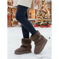 Plush Lined Ankle Snow Boots