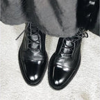 Lace-Up Cap Toe Combat Boots