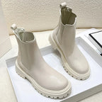 Chunky Chelsea Boots with Thick Sole