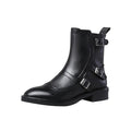 Buckle Strap Chelsea Boots