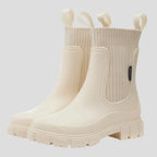 Waterproof Chelsea Rain Boots with Non-Slip Sole