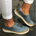 Loafers Perforated Suede Slip-On