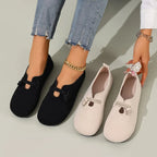 Round Toe Mary Jane Loafers