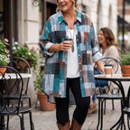 Plaid Flannel Button Up Shirt